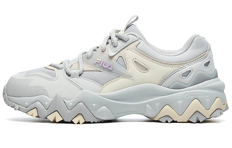 FILA Oakmont 2 Textile, Synthetic Leather, TPU Low top Casual Shoes Women's Gray