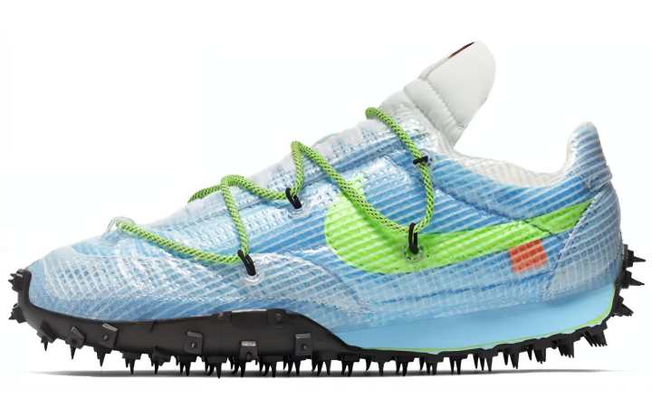 Nike Nike X Off White Waffle Racer 'Vivid Sky' Women's