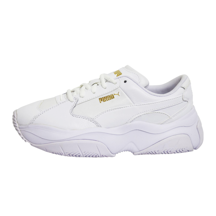 PUMA Storm.Y Leather Low top Sports Casual Shoes Women's White