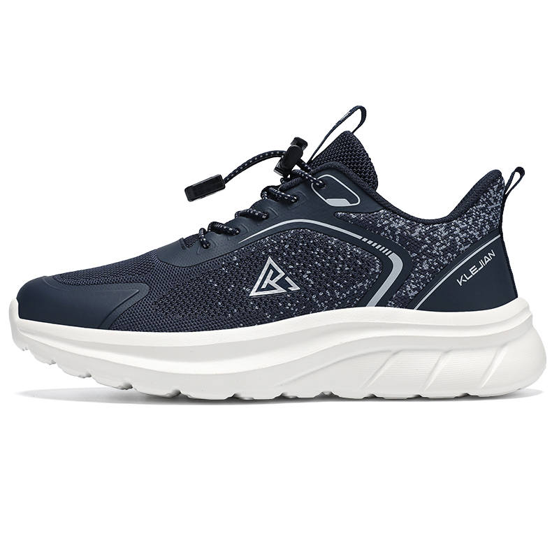 KANGLEJIAN Slip Resistant Abrasion Resistant Low top Casual Shoes Men's Dark Blue