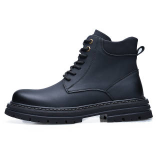 FACTORIAL Business Casual Short Combat Boots Men's
