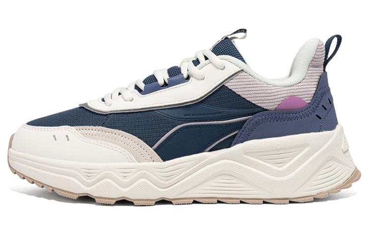 361° Low top Casual Shoes Women's White Nostalgic Blue