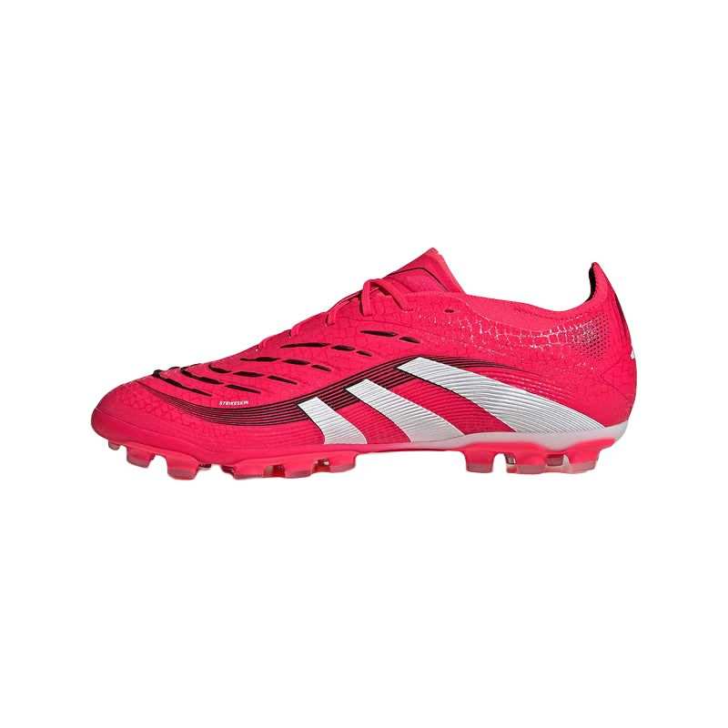 Adidas Adidas PREDATOR ELITE AG Artificial Ground Abrasion Resistant Slip Resistant Soccer Shoes Unisex Red White