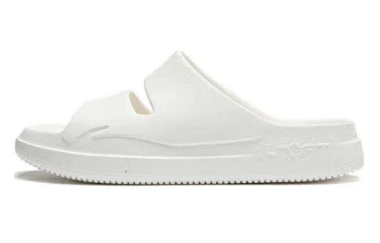 Li-Ning Li Ning Soft Clap Slide Slippers Unisex White