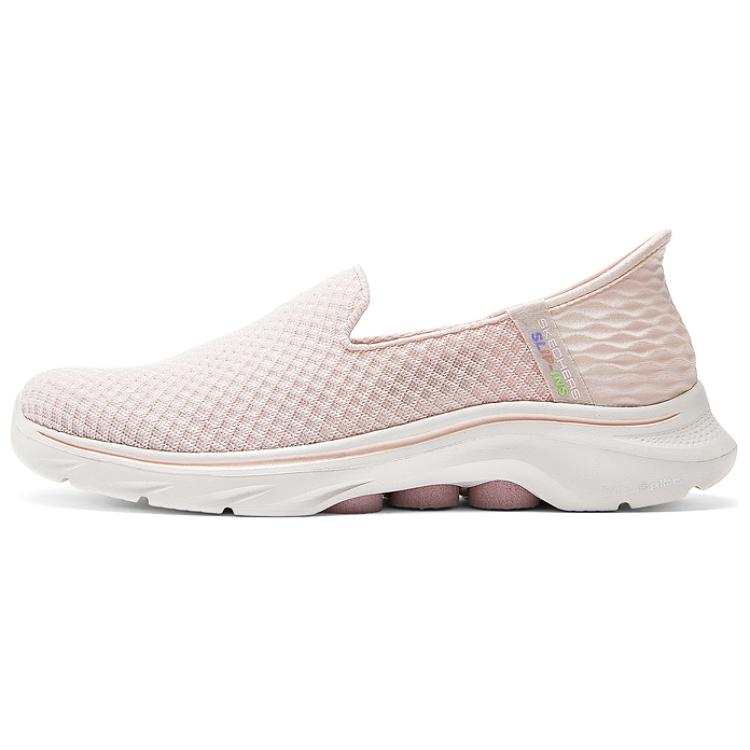 Skechers Women's GO WALK Low top Casual Athletic Shoes Women's Light Pink