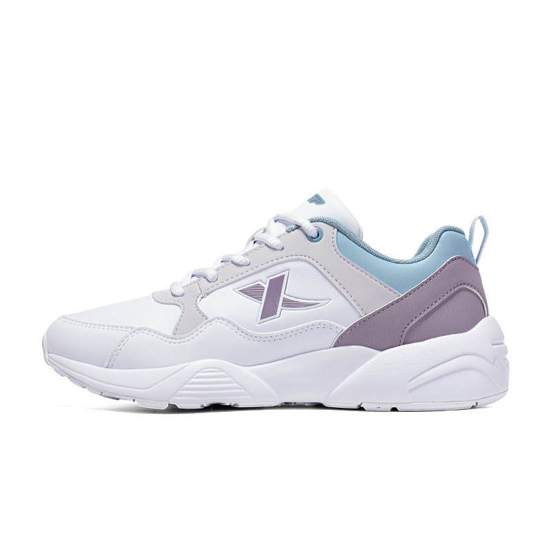 XTEP Synthetic Leather Slip Resistant Abrasion Resistant Low top Casual Shoes Women's