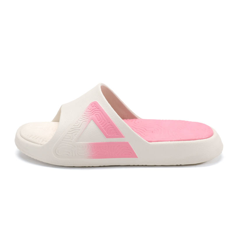 PEAK PEAK State Pole Taichi Slippers Unisex Pink Ecru
