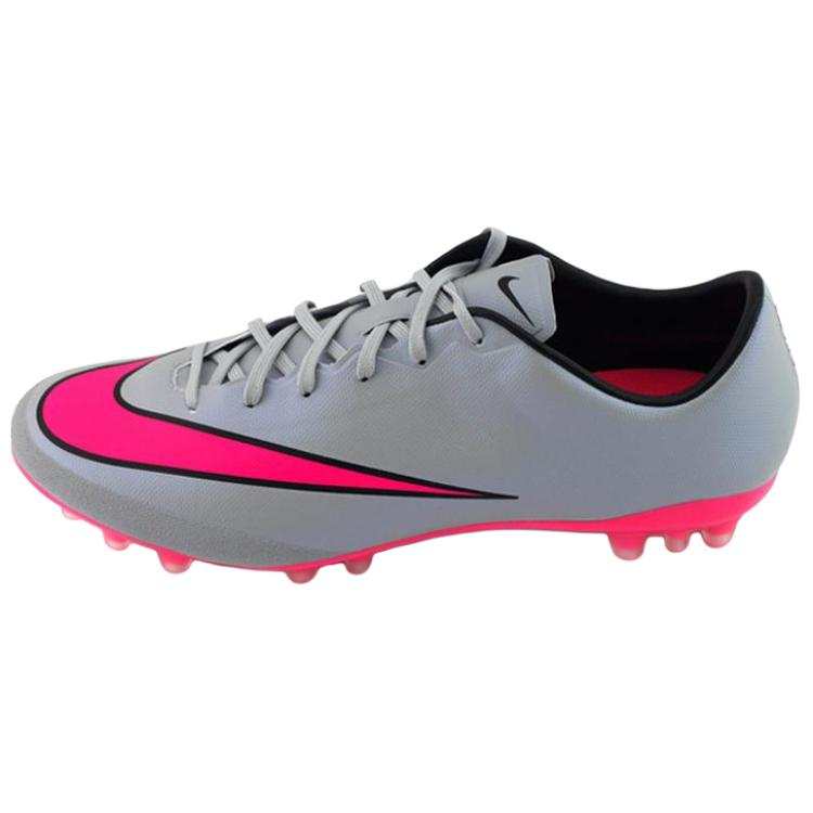 Nike Nike AG Artificial Ground Abrasion Resistant Soccer Shoes Men's Gray Pink