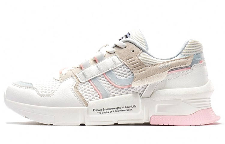 XTEP Mesh, Textile, Synthetic Leather Cushioning Slip Resistant Abrasion Resistant Low top Sports Casual Shoes Women's