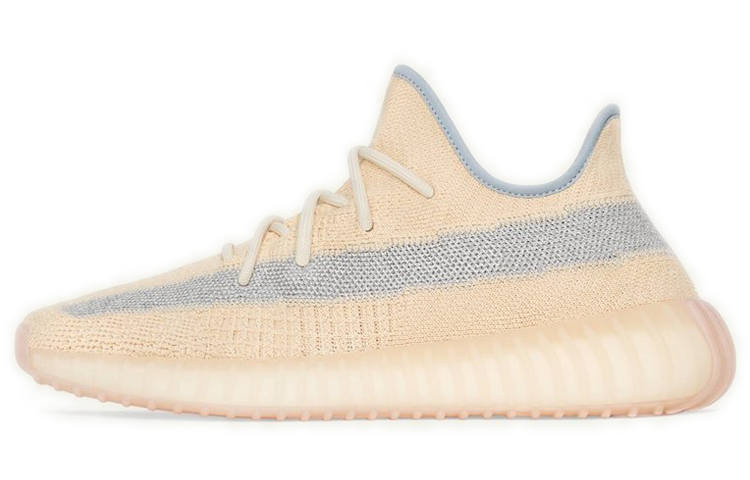 Adidas Originals Yeezy Boost 350 V2 Fabric Cushioning Low top Casual Shoes Unisex Yellow