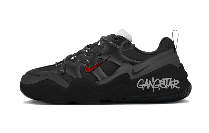 Nike Nike Tech Hera Street Celebrity Low top Casual Shoes Unisex Black