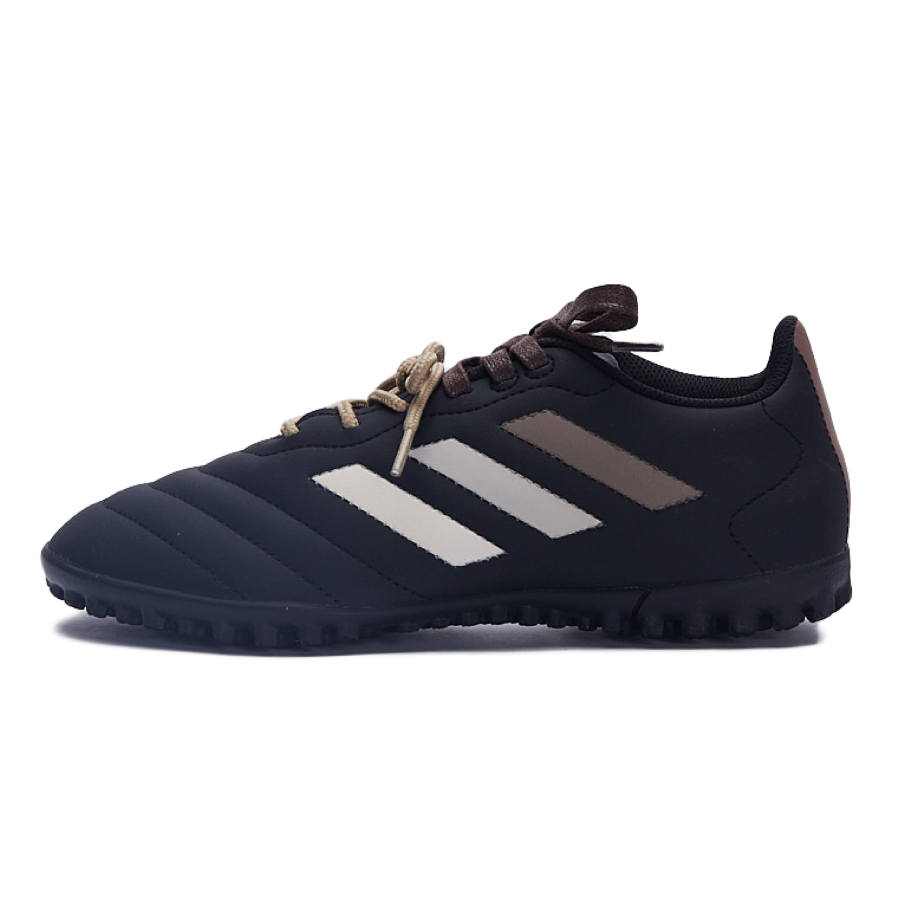 Adidas Adidas GOLETTO 8 TF Turf Abrasion Resistant Abrasion Resistant Soccer Shoes Unisex Black Brown