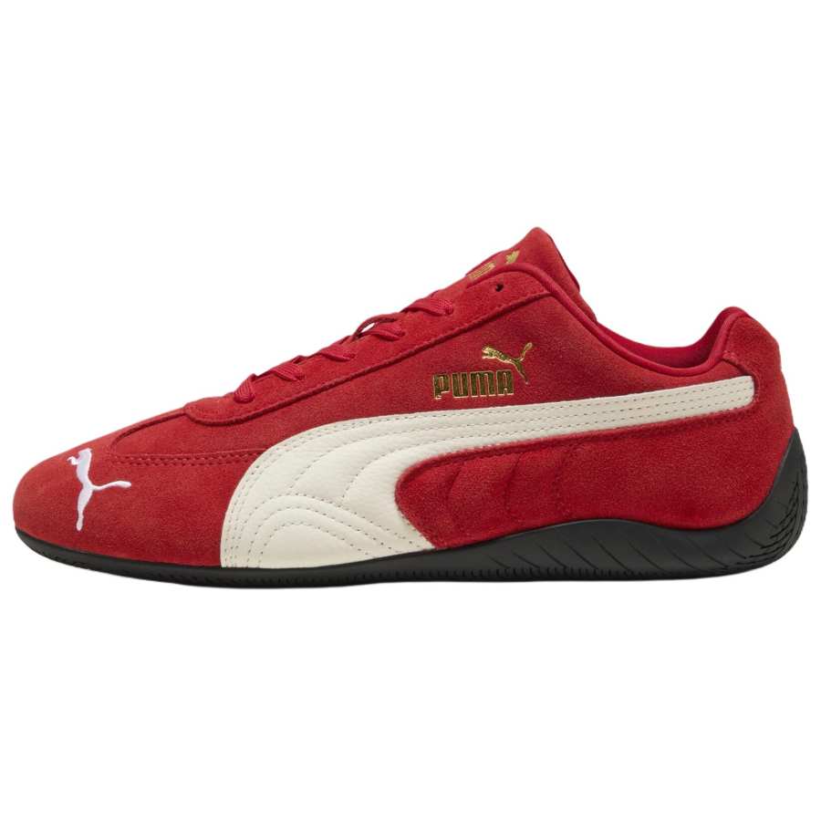 PUMA Speedcat Abrasion Resistant Low top Casual Shoes Unisex Red White