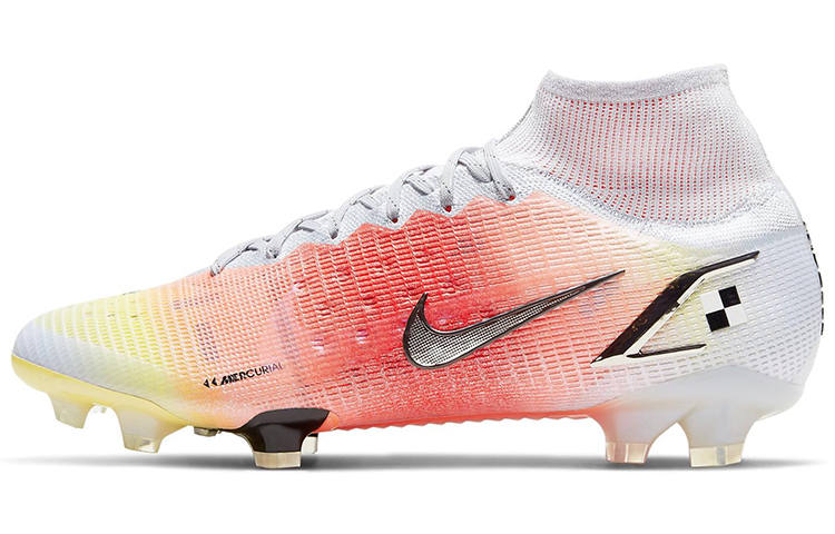 Nike Nike Mercurial Superfly 8 FG Firm Ground Soccer Shoes Unisex Orange Pink White
