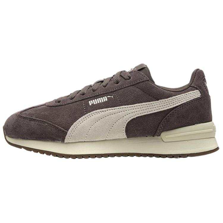 PUMA R78 Slip Resistant Low top Casual Shoes Unisex Gray Brown