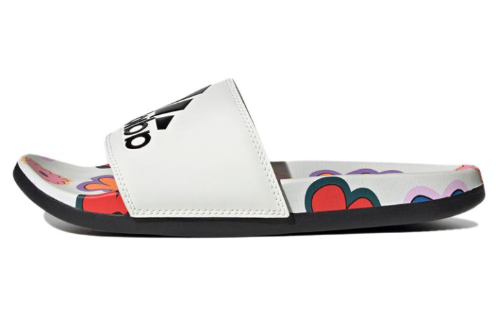 Adidas Adidas Adilette Comfort Slides 'Off White Core Black' Women's