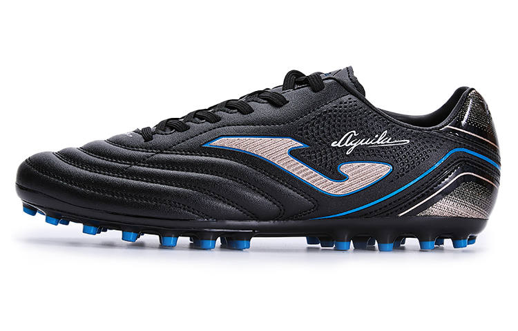 Joma Aguila AG Artificial Ground Artificial Turf Slip Resistant Abrasion Resistant Soccer Shoes Men's Black