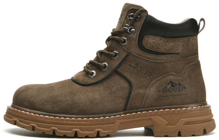 Jeep Jeep Crew Combat Boots High Top Men's Khaki