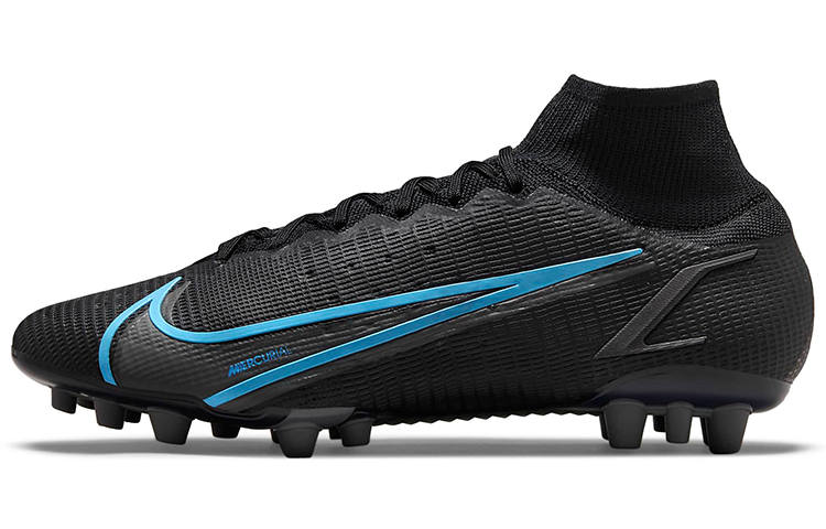 Nike Nike Mercurial Superfly 8 AG Artificial Ground Support Balance Soccer Shoes Men's Black Blue
