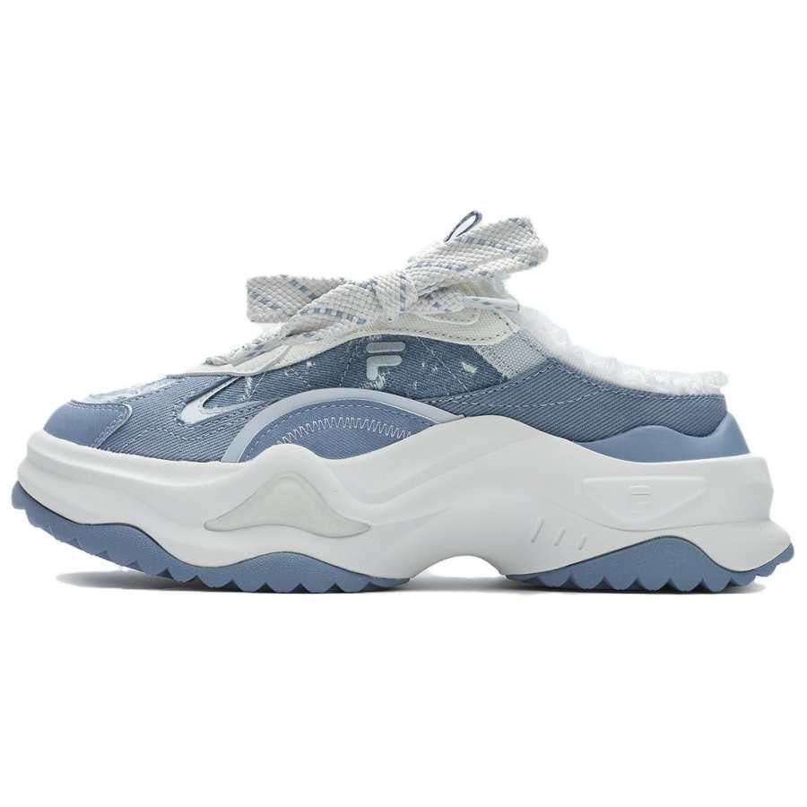 FILA FUSION BIANCO II Closed Toe Slippers Women's Blue White