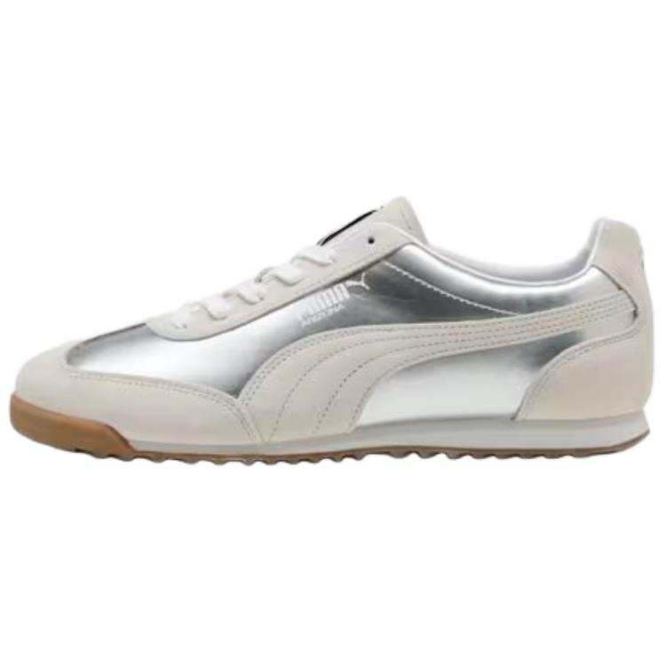 PUMA Arizona Astro Escape Abrasion Resistant Low top Casual Shoes Unisex Beige Silver