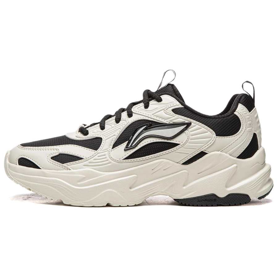 Li-Ning Li Ning Synthetic Leather Abrasion Resistant Cushioning Low top Casual Shoes Women's
