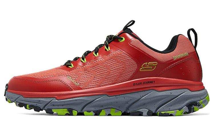 Skechers Fabric Low top Casual Shoes Men's Red Green