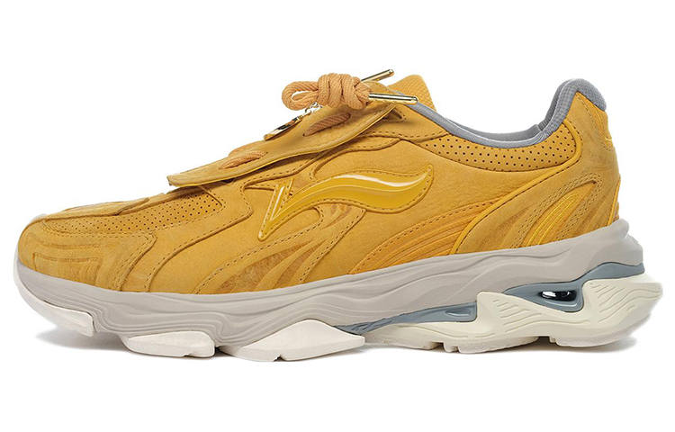 LI-NING 1990 Li Ning Zhengrong Leather Cushioning Slip Resistant Abrasion Resistant Lightweight