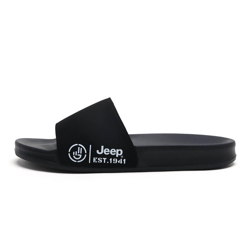 Jeep Slide Slippers Men's Black