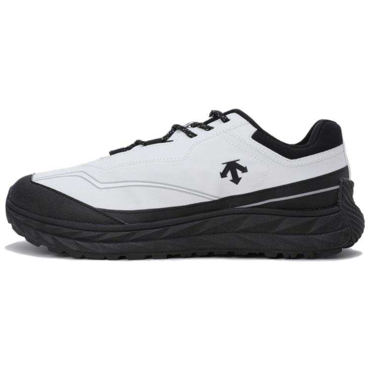 DESCENTE Abrasion Resistant Low top Casual Shoes Unisex White Black