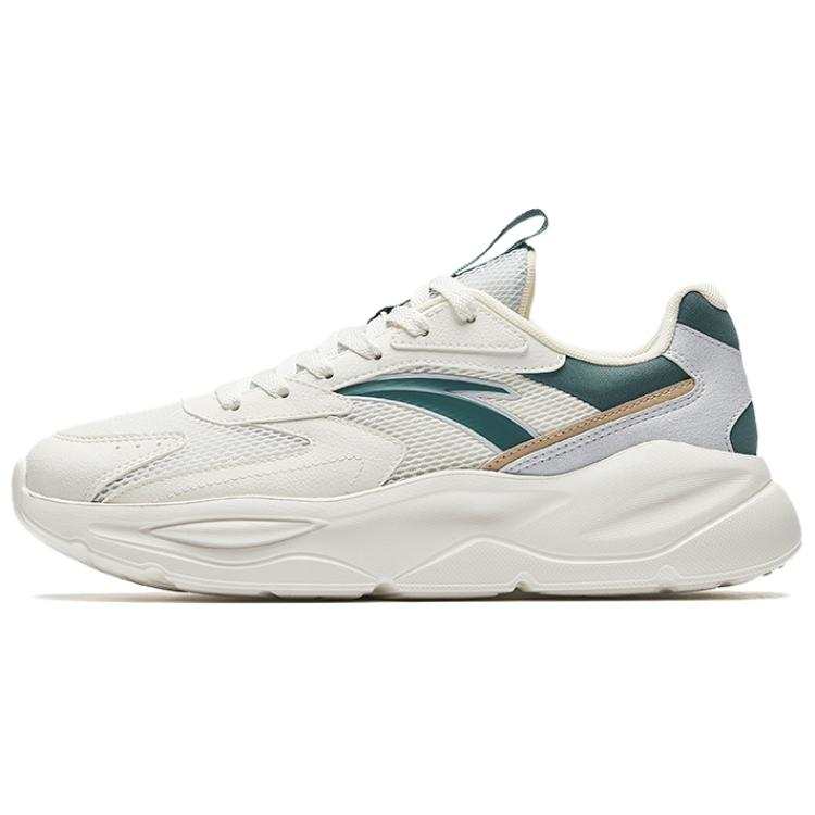 Anta Unruly Series Slip Resistant Abrasion Resistant Low top Casual Shoes Men's White Green