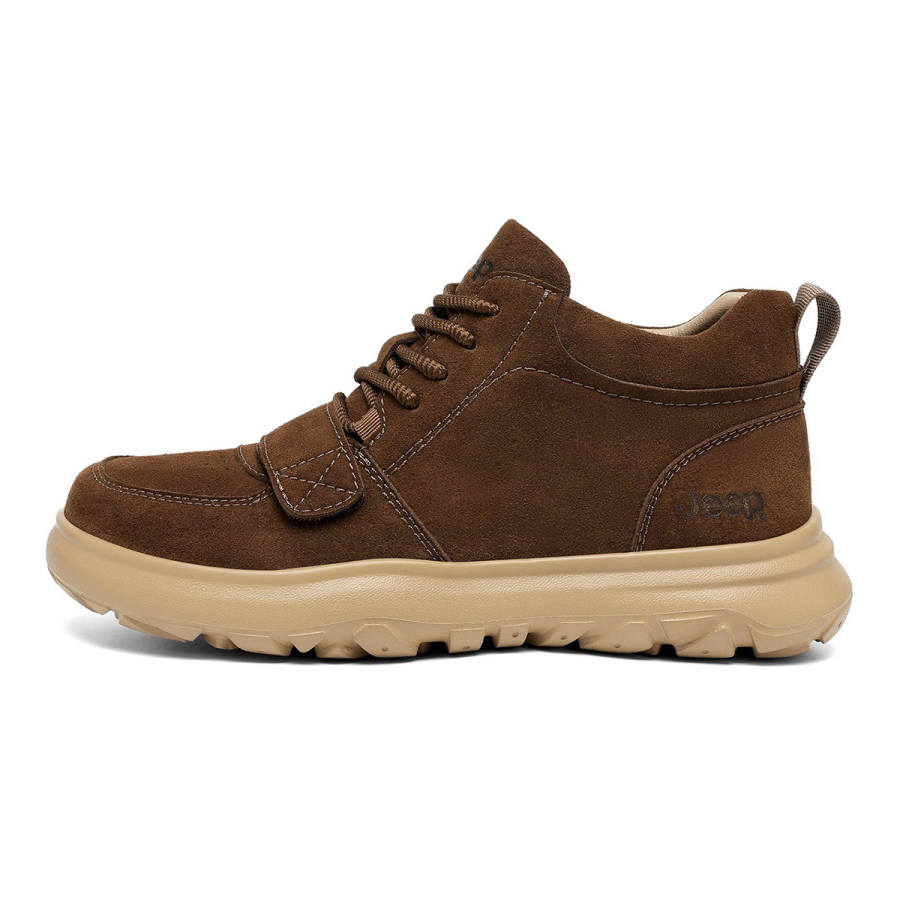 Jeep Synthetic Leather Ankle Length Combat Boots Men's