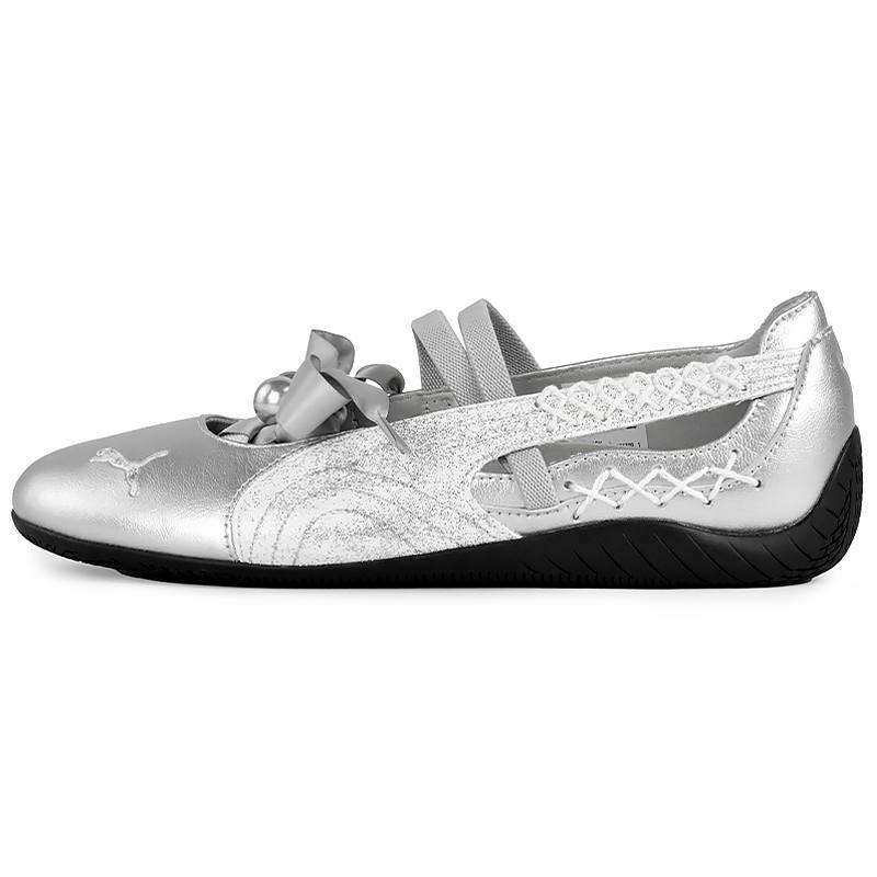 PUMA Speedcat Ballet Magic Princess Wear resistant And Lightweight Low top Casual Shoes Women's White