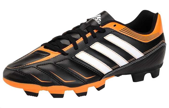 Adidas Adidas Ezeiro FG Firm Ground Natural Grass Cushioning Soccer Shoes Men's Black Orange