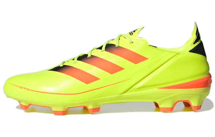 Adidas Adidas Gamemode FG Firm Ground Natural Grass Abrasion Resistant Soccer Shoes Men's Yellow Orange