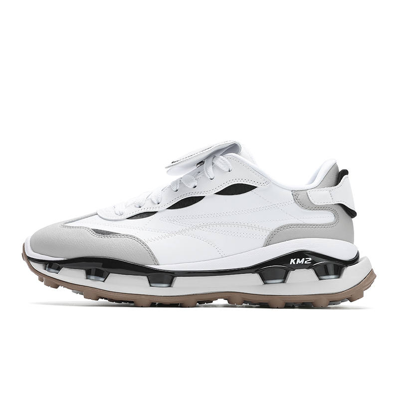 FILA KM2 Abrasion Resistant Low top Casual Shoes Women's White Gray