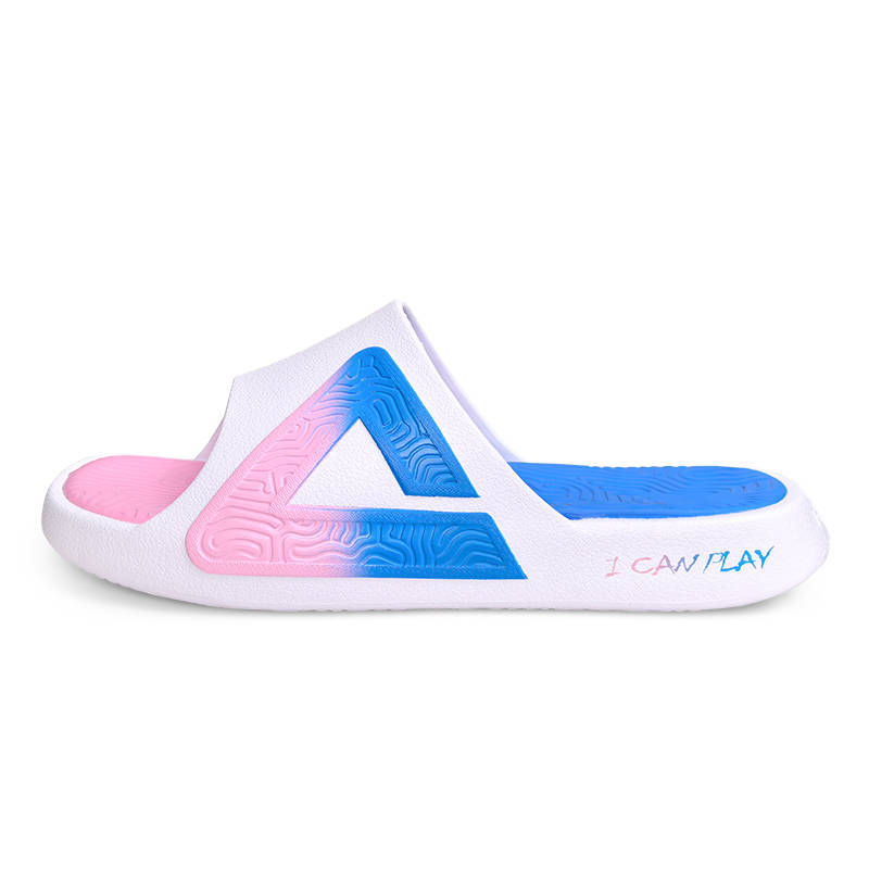 PEAK State Pole Slip Resistant Abrasion Resistant Cushioning Slide Slippers Unisex White Blue Pink
