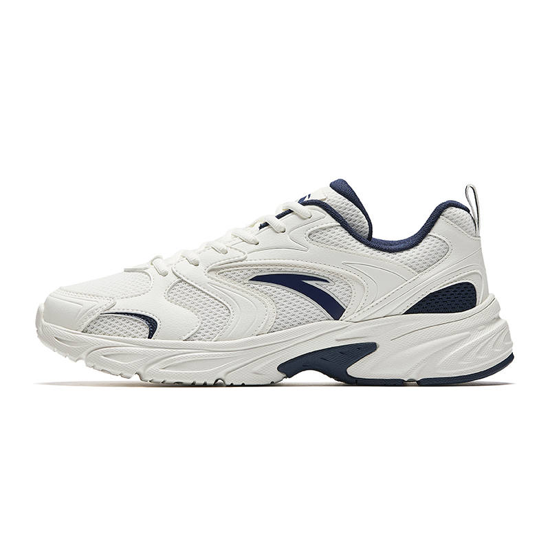 Anta OG800 Height Increasing Lightweight Abrasion Resistant Low top Casual Shoes Men's White Blue