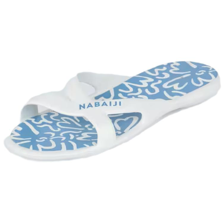 DECATHLON Slip Resistant Quick Dry Slip Resistant Quick Dry Slide Slippers Women's Blue