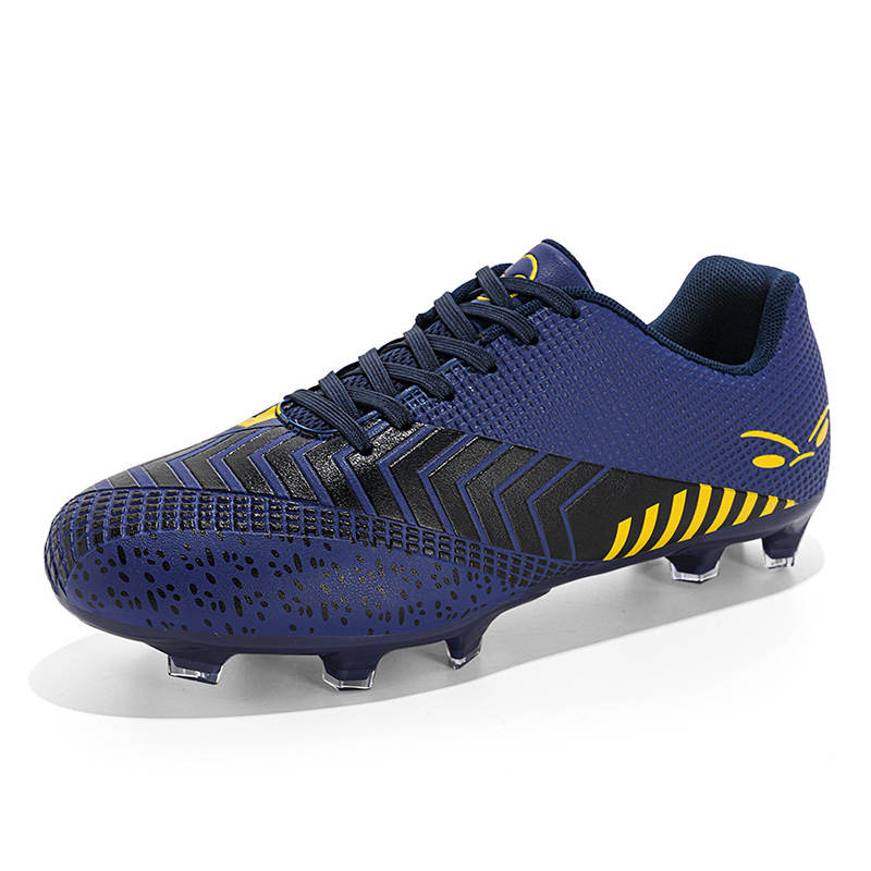 BIANSULONG FG Firm Ground Soccer Shoes Unisex Blue