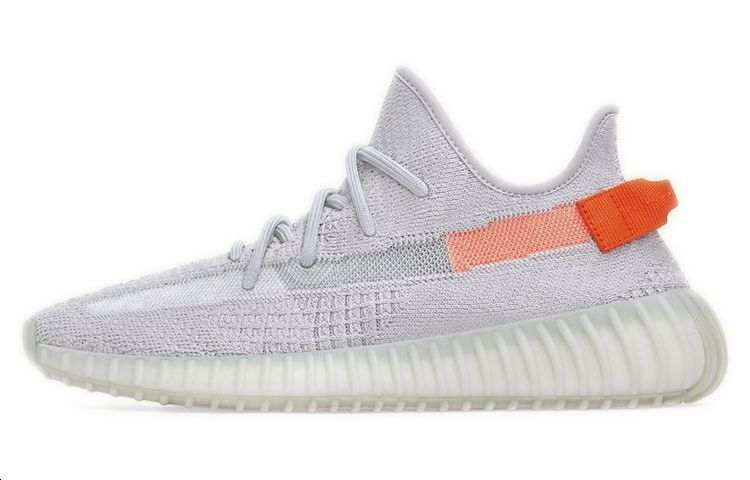 Adidas Originals Yeezy Boost 350 V2 Tail Light Low top Casual Shoes Unisex Gray Orange
