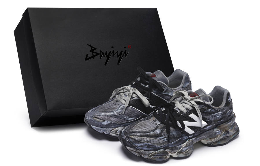 New Balance New Balance NB 9060 811 Manufacturing, Ash City, Special Shoe Box Non slip Lightweight Low top Casual Shoes Unisex