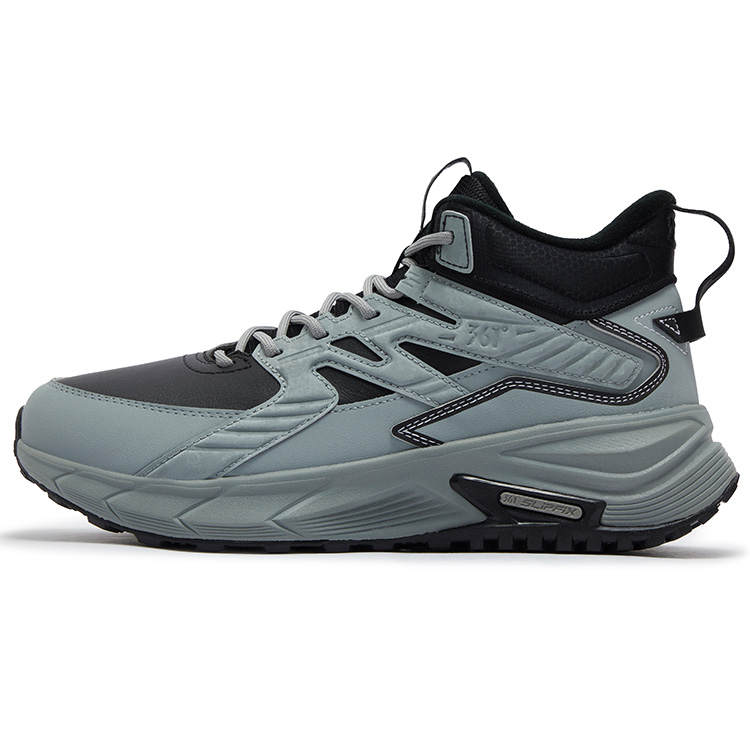 361° Slip Resistant, Abrasion Resistant, Thermal High top Outdoor Casual Shoes Men's Black Gray