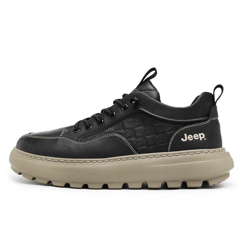 Jeep Cushioning Abrasion Resistant Breathable Slip Resistant Low top Casual Shoes Men's