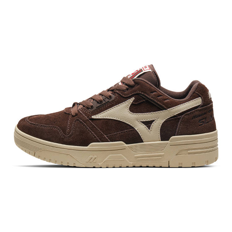 Mizuno Slip Resistant Abrasion Resistant Low top Casual Shoes Unisex Dark Brown