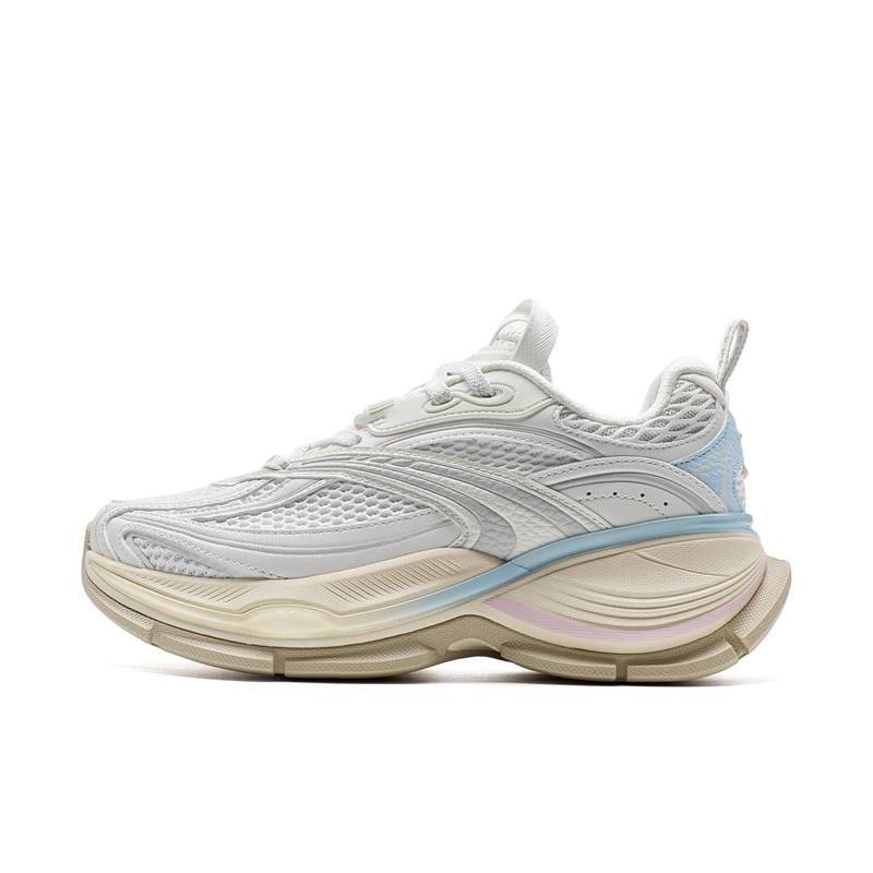 XTEP Basque 2 Cushioning Slip Resistant Abrasion Resistant Height Increasing Rebound Low top Casual Shoes Women's