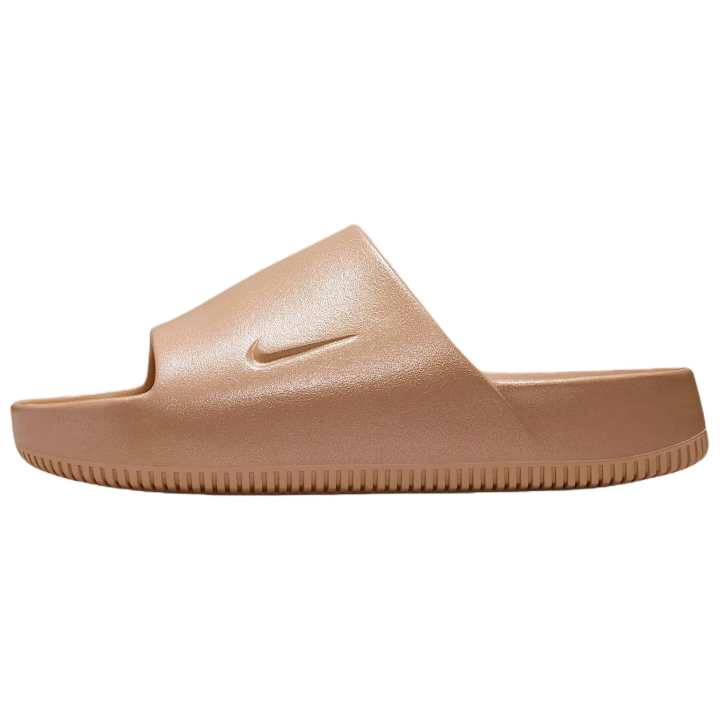 Nike Nike Calm Abrasion Resistant Abrasion Resistant Slide Slippers Women's Brown