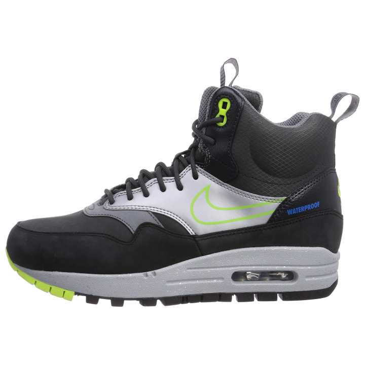Nike Nike Air Max 1 High top Casual Shoes Women's Black