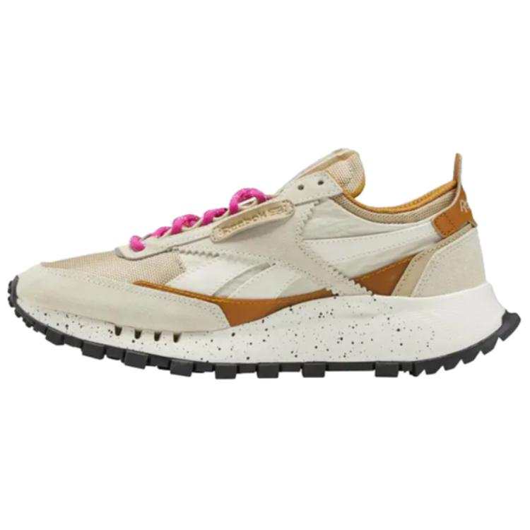 Reebok Classic Leather Legacy Running Shoes Beige/Brown Women's