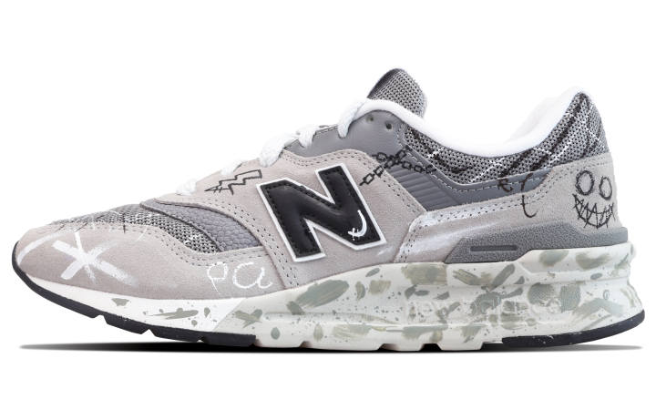 New Balance New Balance NB 997 SSS Manufacturing, Wasteland Textile, Split Cow Leather